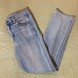 White House Black Market Straight Leg High Rise denim jeans size 4